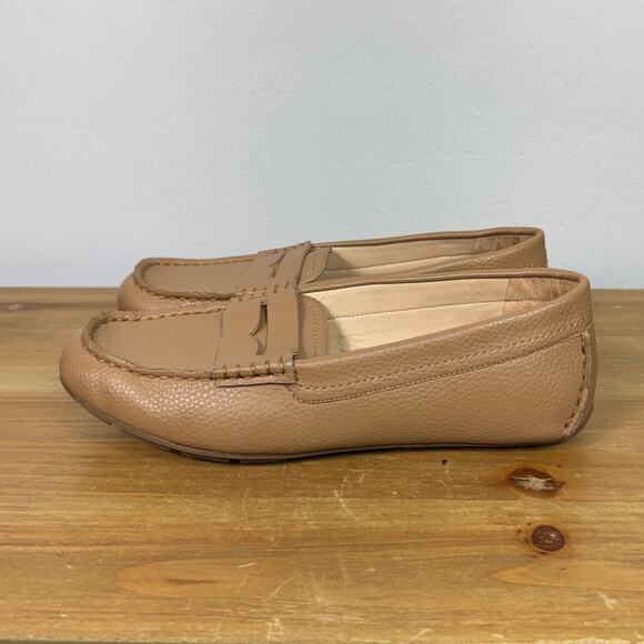 Circus By Sam Edelman Fayette Loafers in Beige Faux Leather Women's Size 7 - Picture 3 of 8
